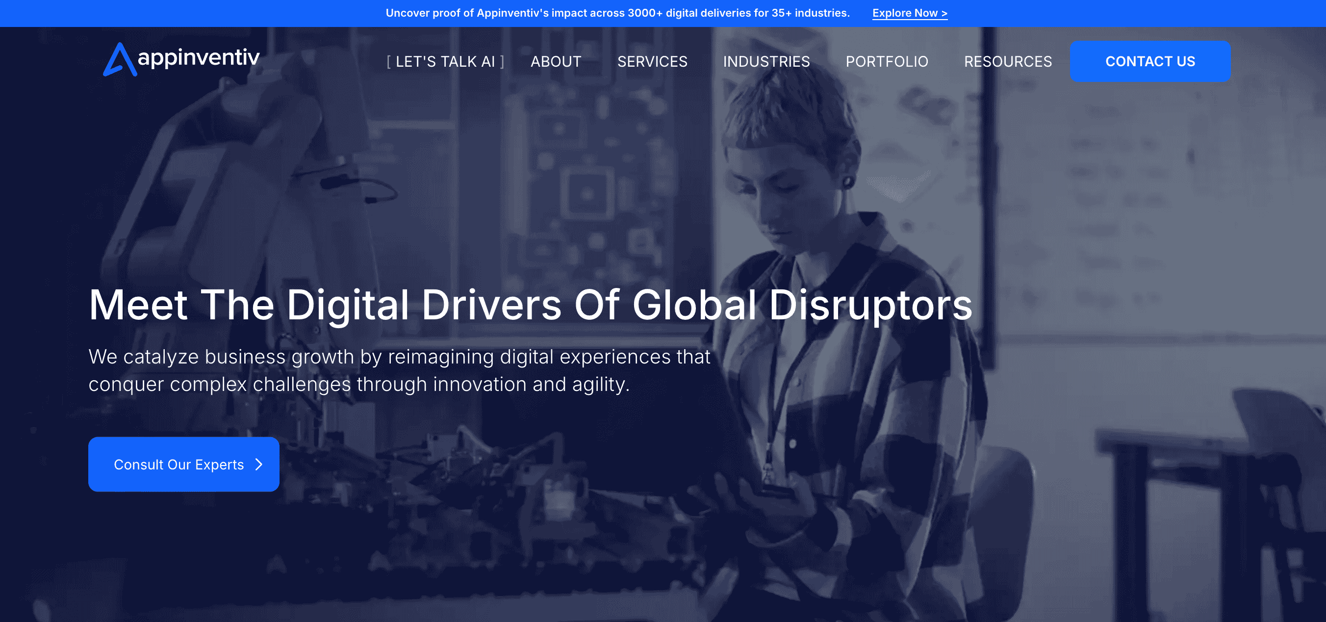 Appinventiv Homepage